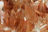 Natural, Red Quartz Crystal Cluster - Morocco #84378-4